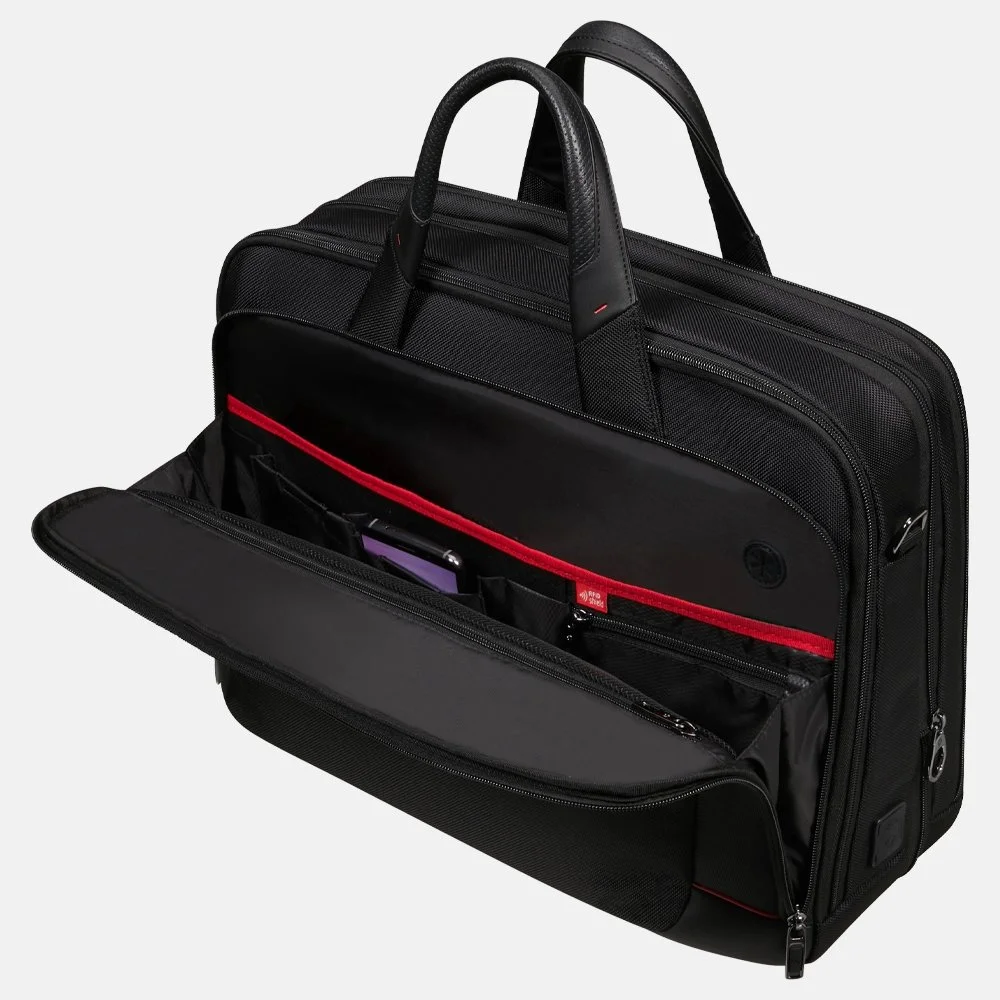 Samsonite Pro Dlx 6 laptoptas 17.3 inch black bij Duifhuizen